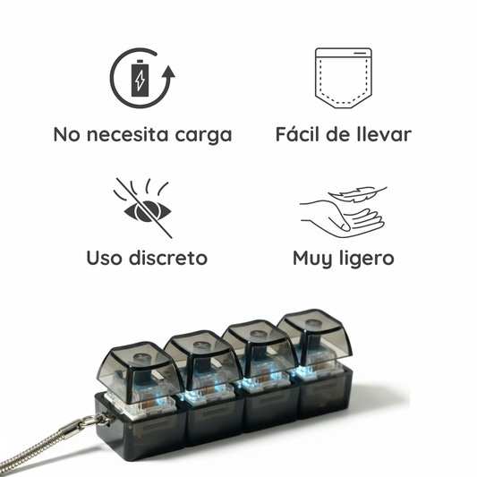 Teclado Led Fidget Toy